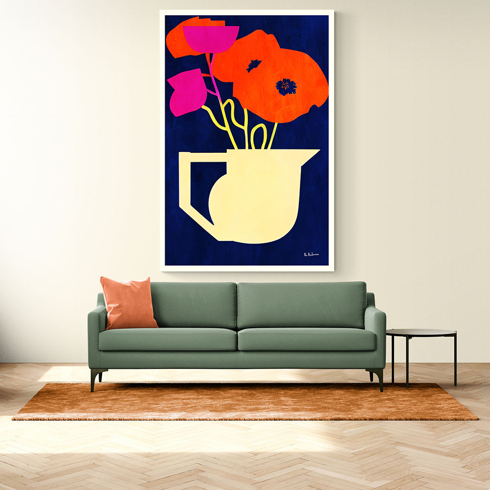 Bright A Sunny Poppies Wall Art Bright A Sunny Poppies Wall Art