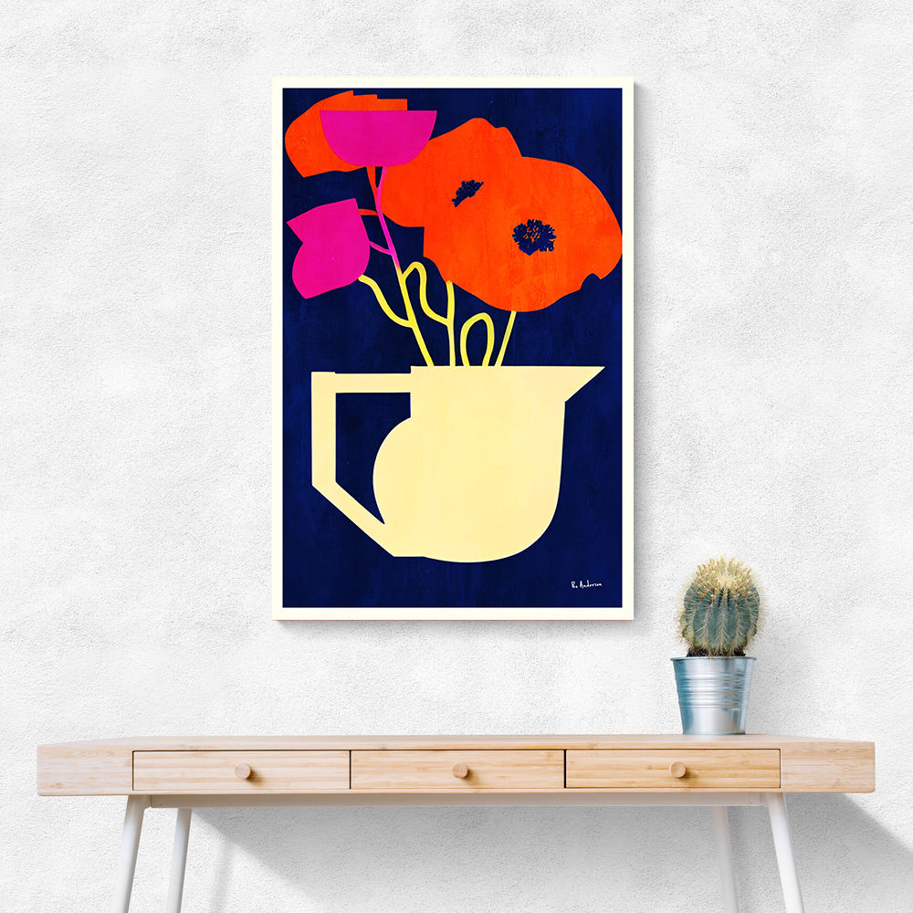 Bright A Sunny Poppies Wall Art Bright A Sunny Poppies Wall Art