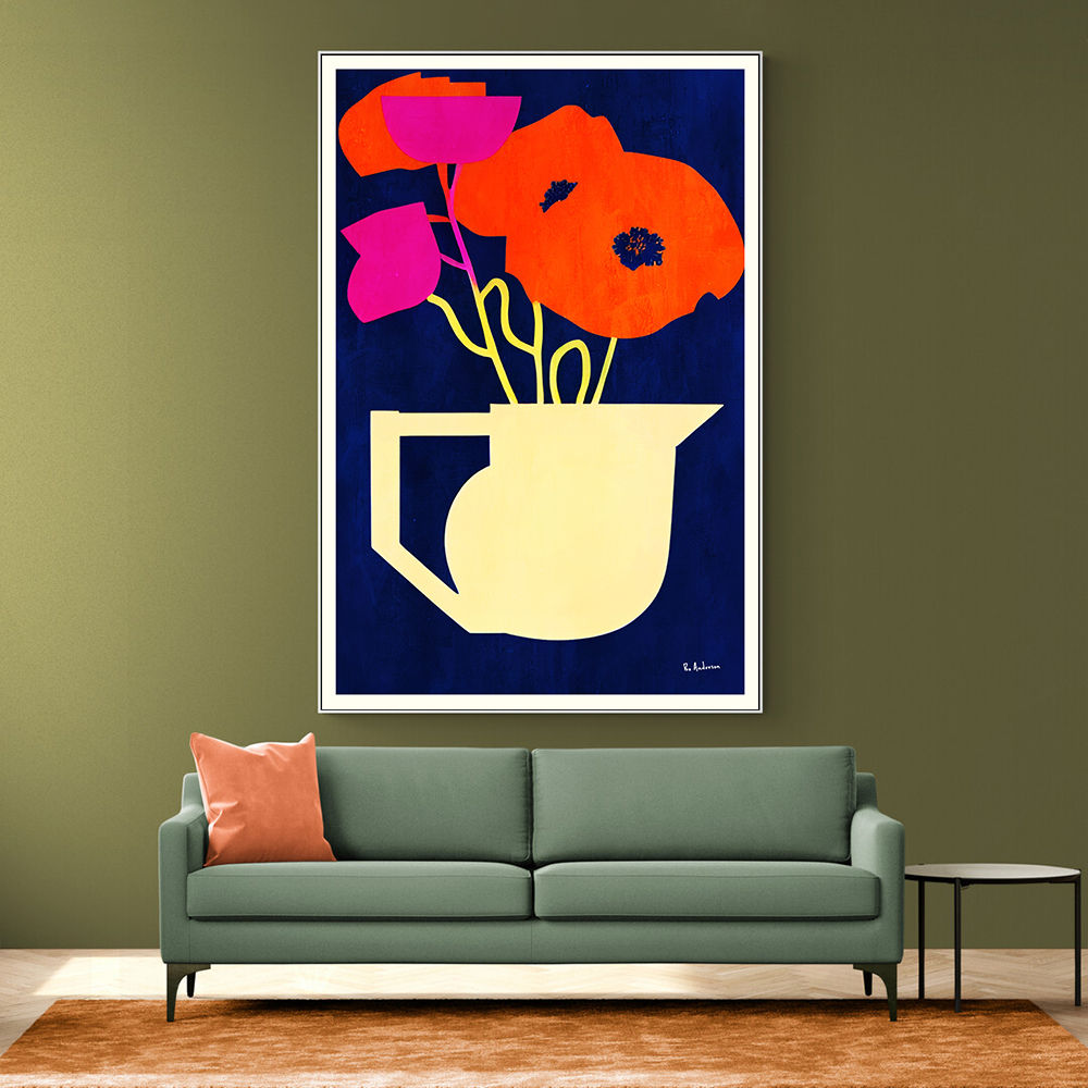 Bright A Sunny Poppies Wall Art Bright A Sunny Poppies Wall Art