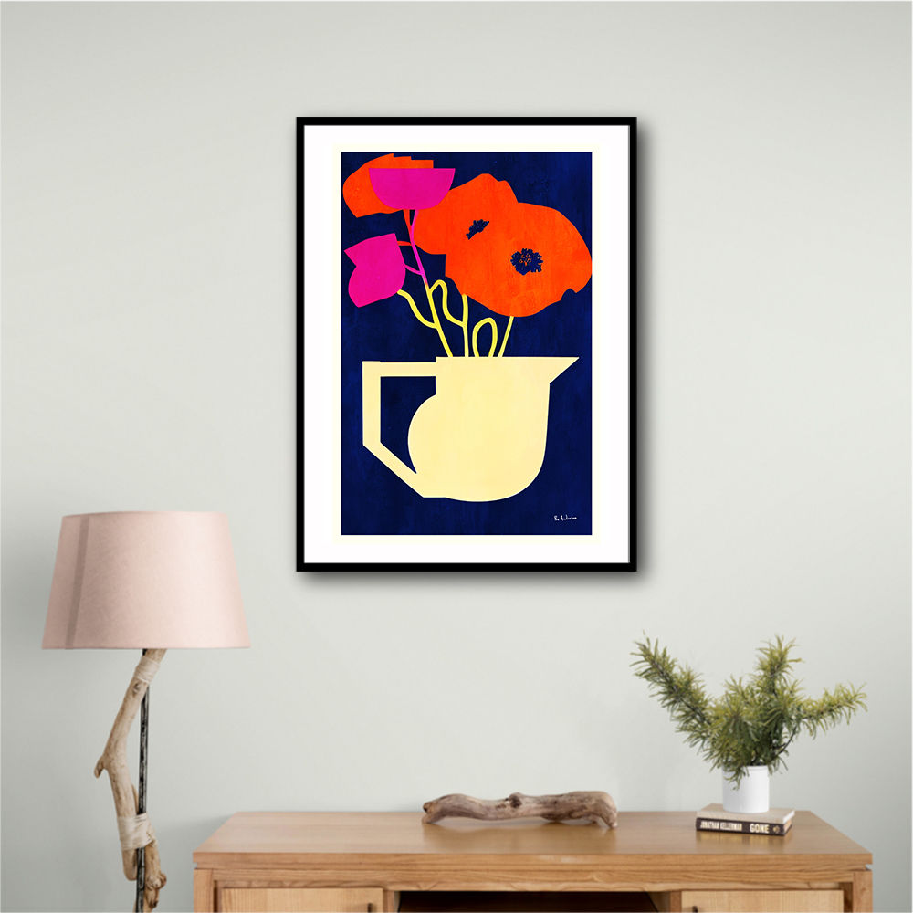 Bright A Sunny Poppies Wall Art Bright A Sunny Poppies Wall Art