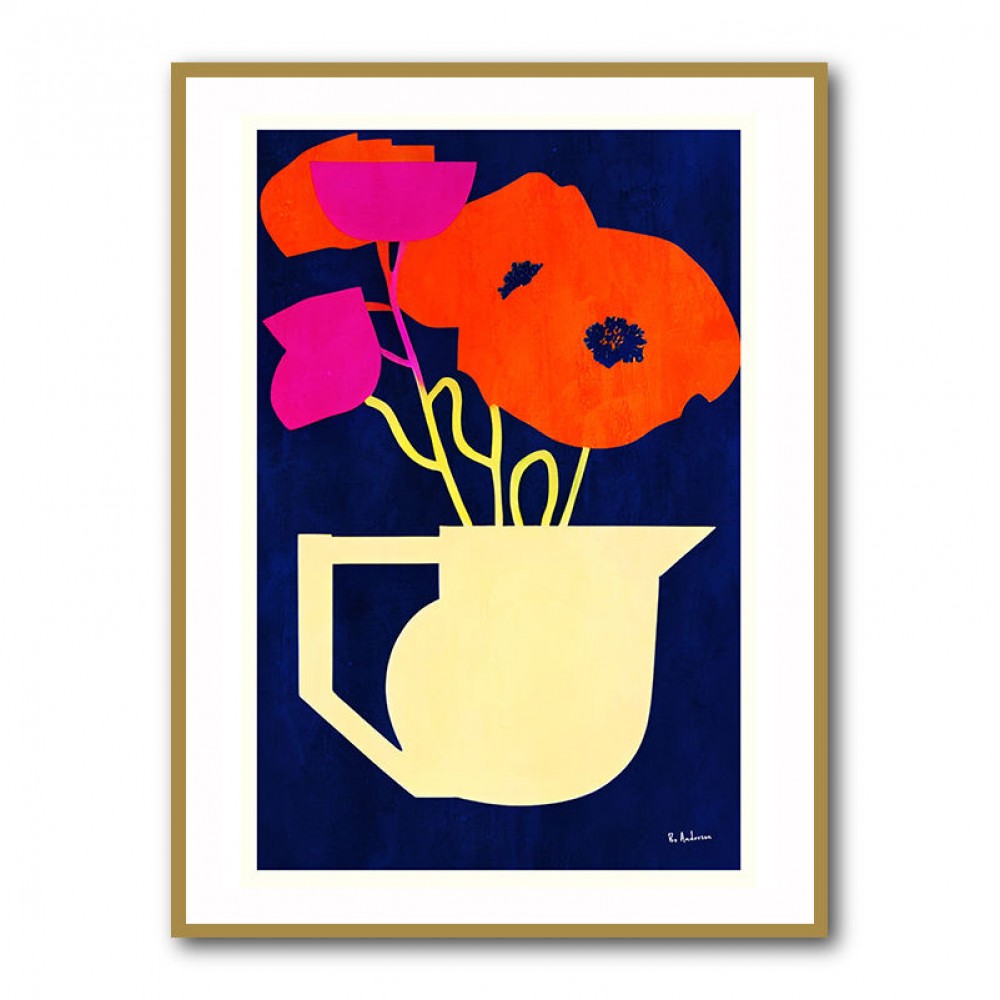 Bright A Sunny Poppies Wall Art Bright A Sunny Poppies Wall Art