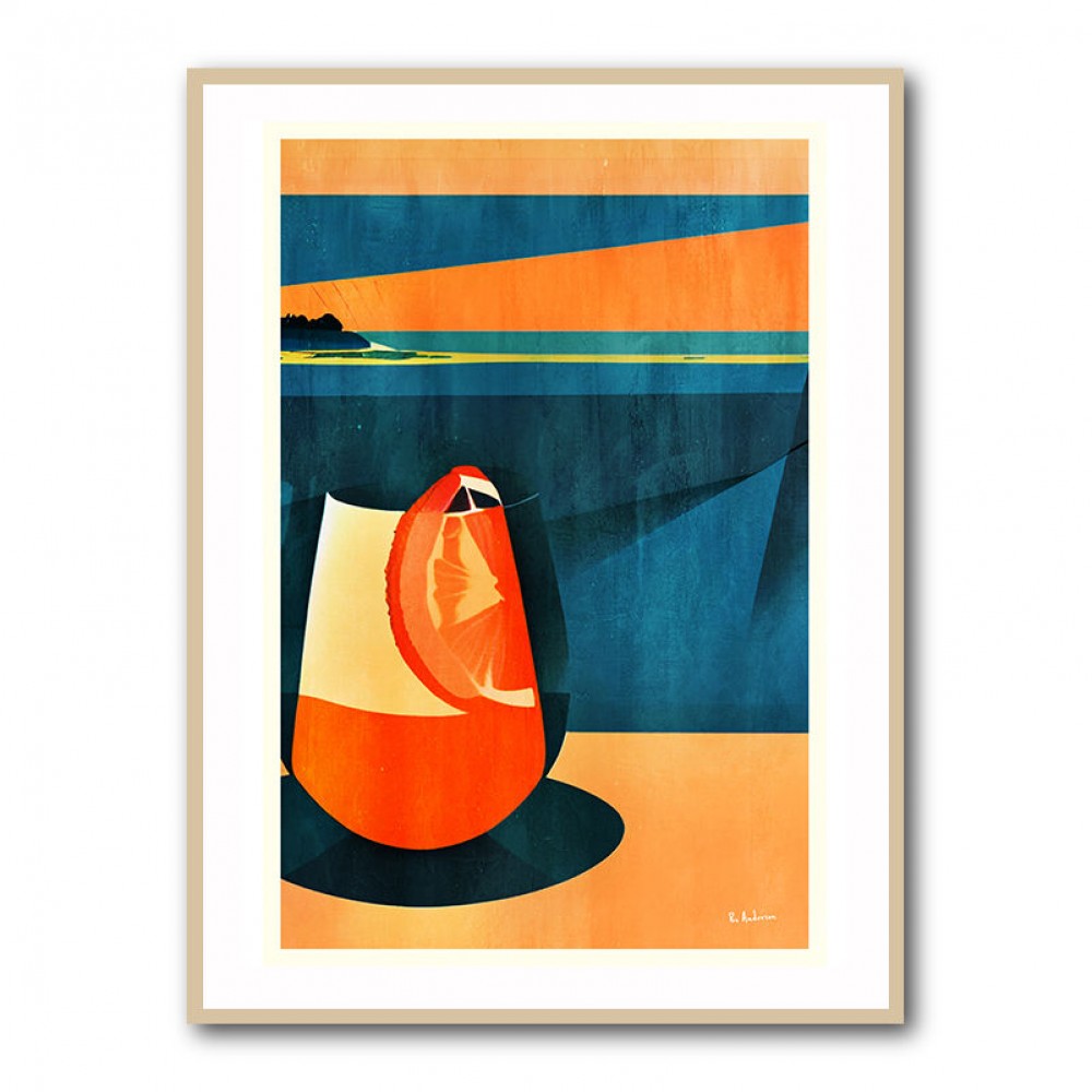 Negroni At Sunset Wall Art Negroni At Sunset Wall Art