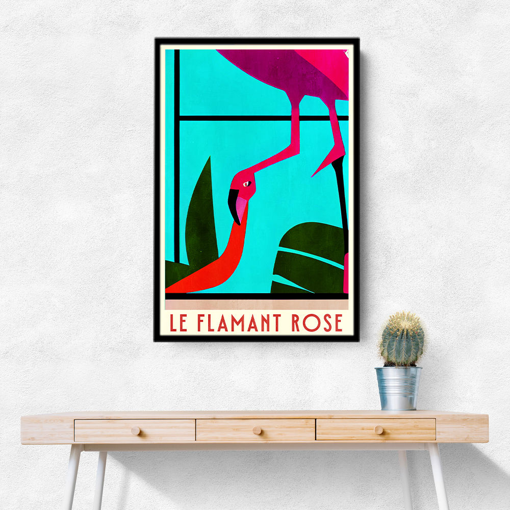 Le Flamant Rose Wall Art Le Flamant Rose Wall Art