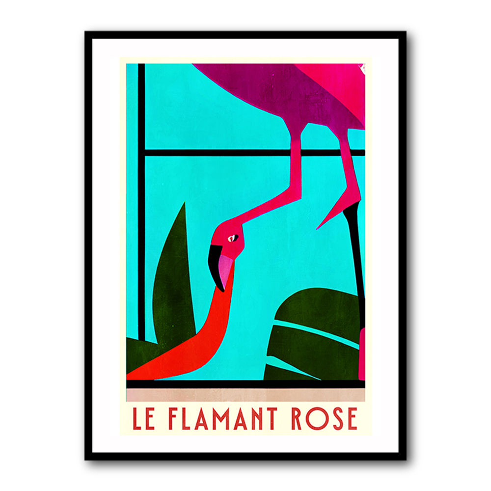 Le Flamant Rose Wall Art Le Flamant Rose Wall Art