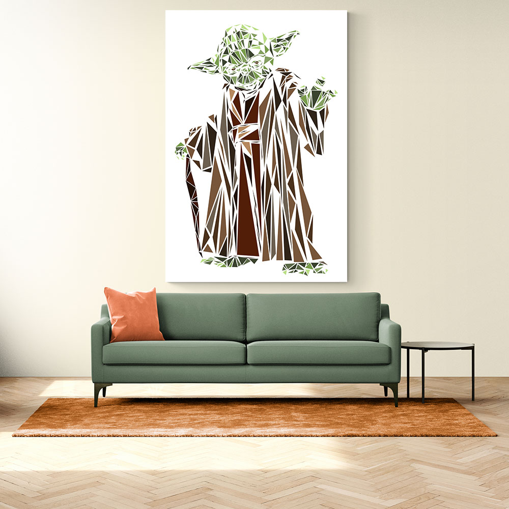 Yoda Abstract Wall Art