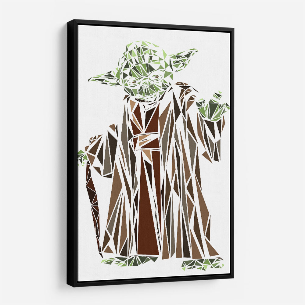 Yoda Abstract Wall Art