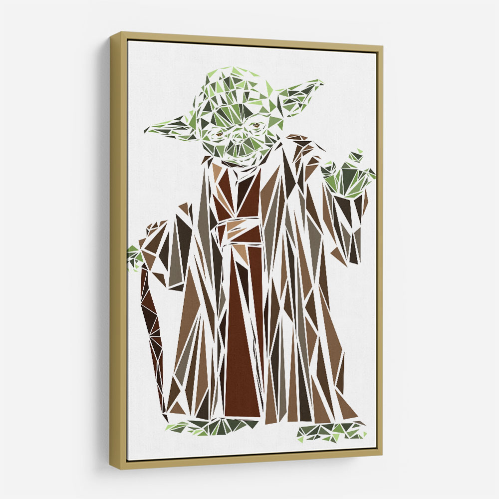 Yoda Abstract Wall Art