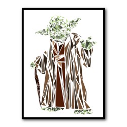 Yoda Abstract Wall Art