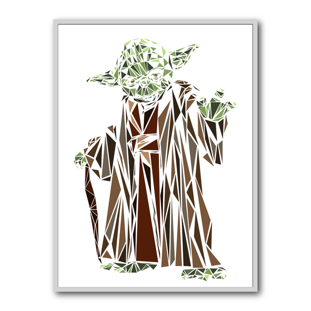 Yoda Abstract Wall Art