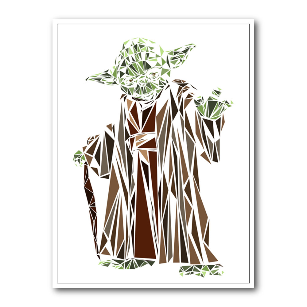 Yoda Abstract Wall Art