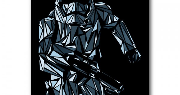 Stormtrooper Abstract Wall Art