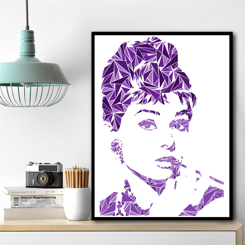 Audrey Hepburn Abstract