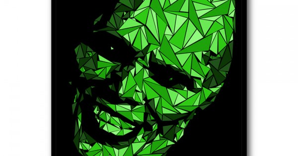 The Mask Abstract Wall Art