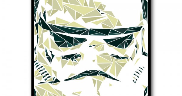 Storm Trooper Abstract Wall Art