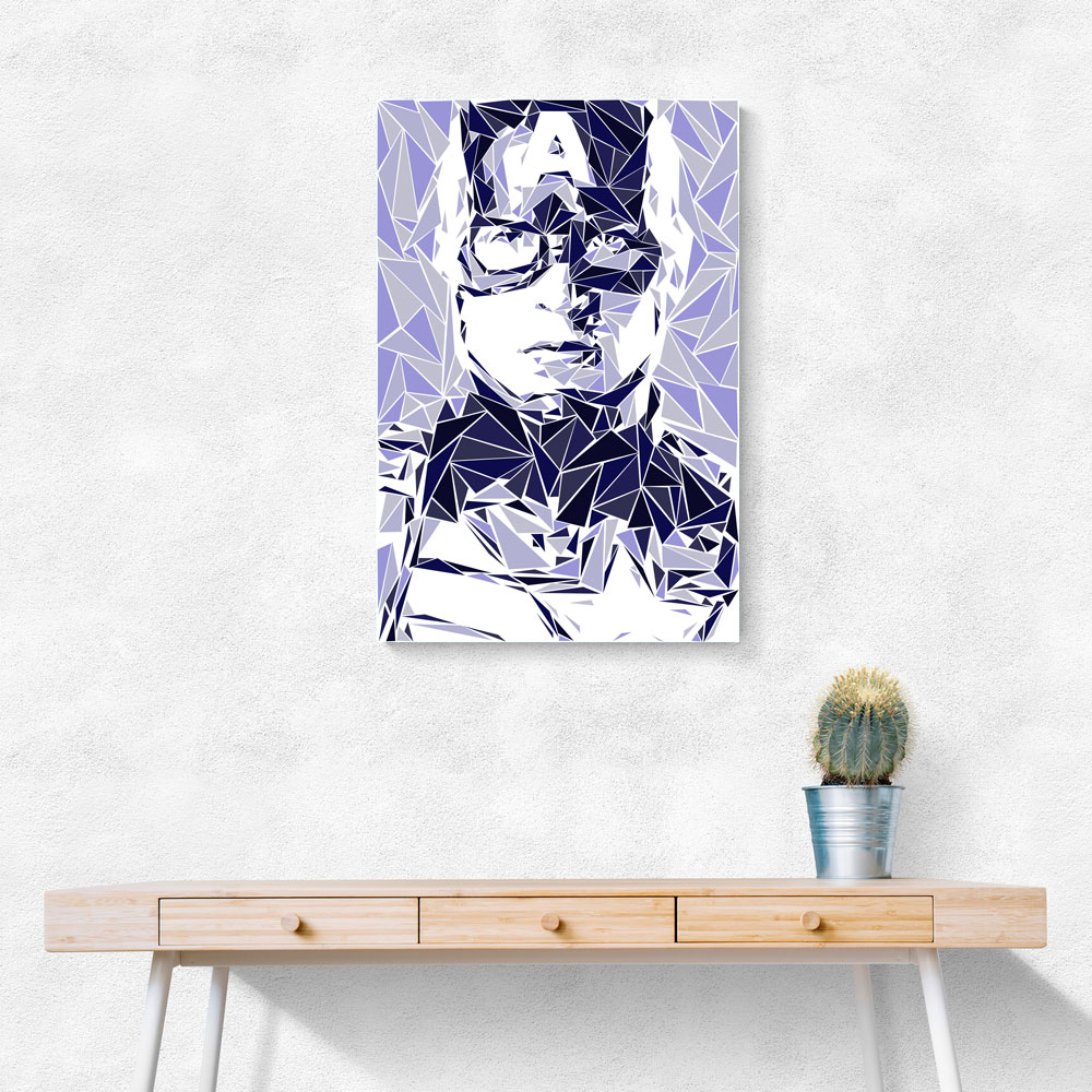 Captain America Abstract