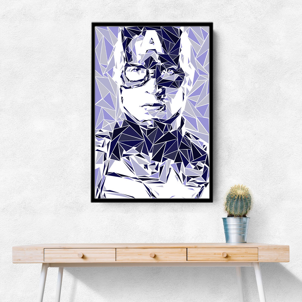 Captain America Abstract