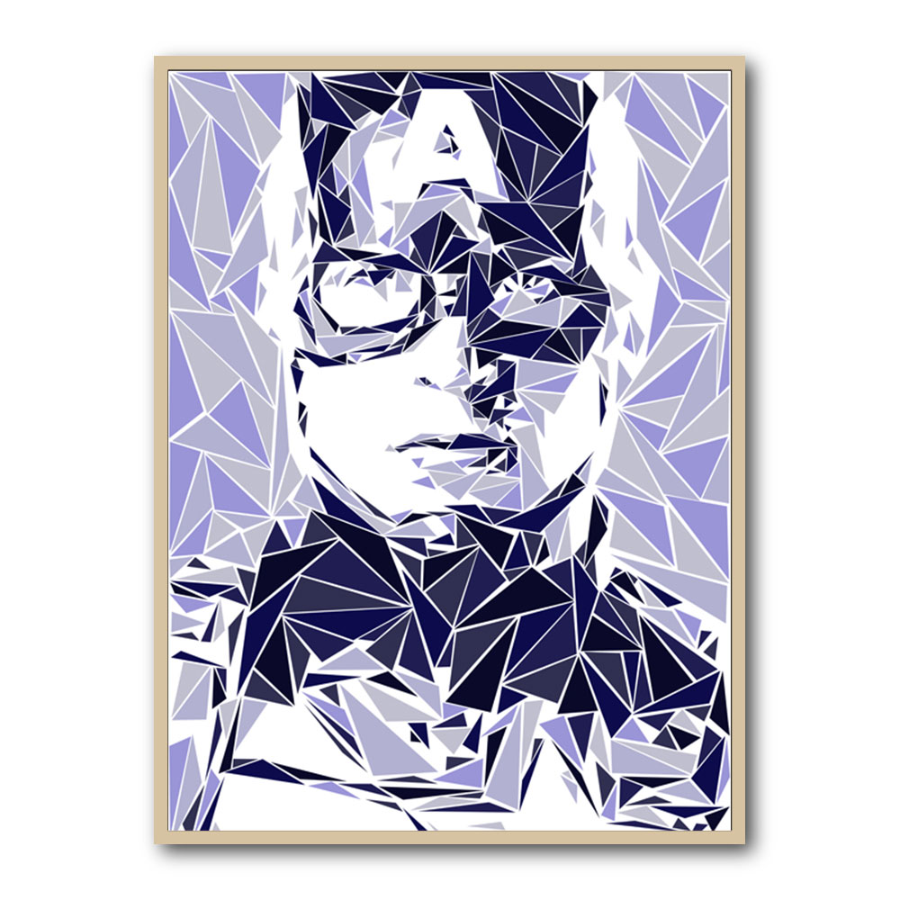 Captain America Abstract