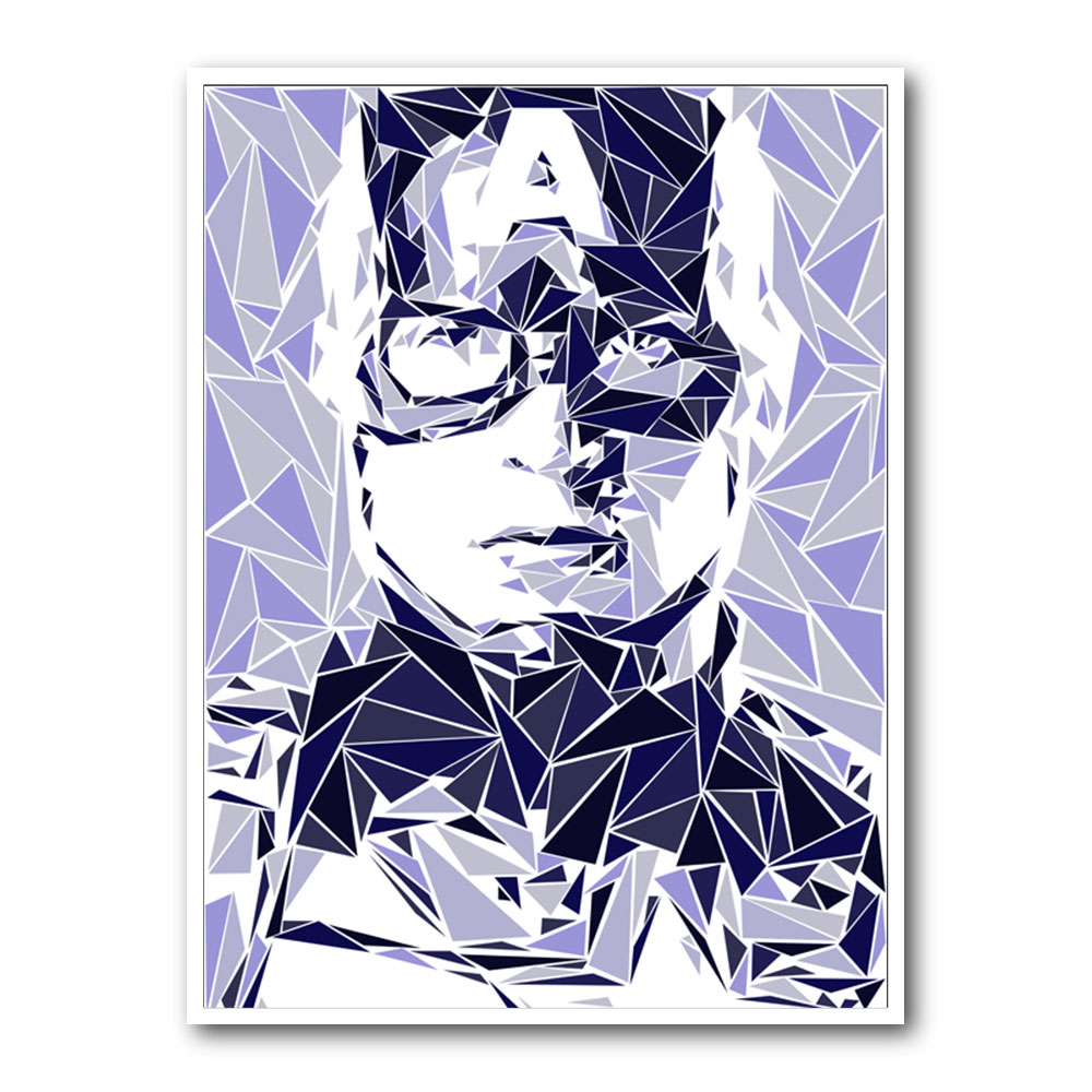 Captain America Abstract