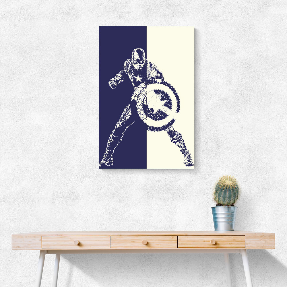 Captain America Abstract