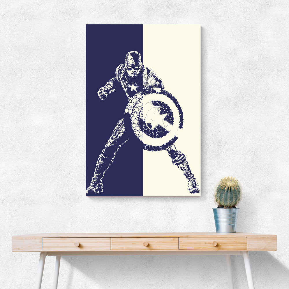 Captain America Abstract