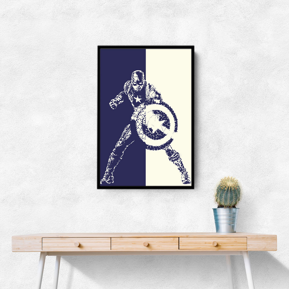 Captain America Abstract