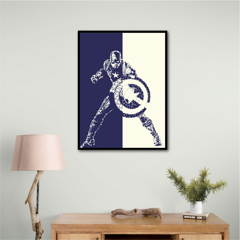 Captain America Abstract