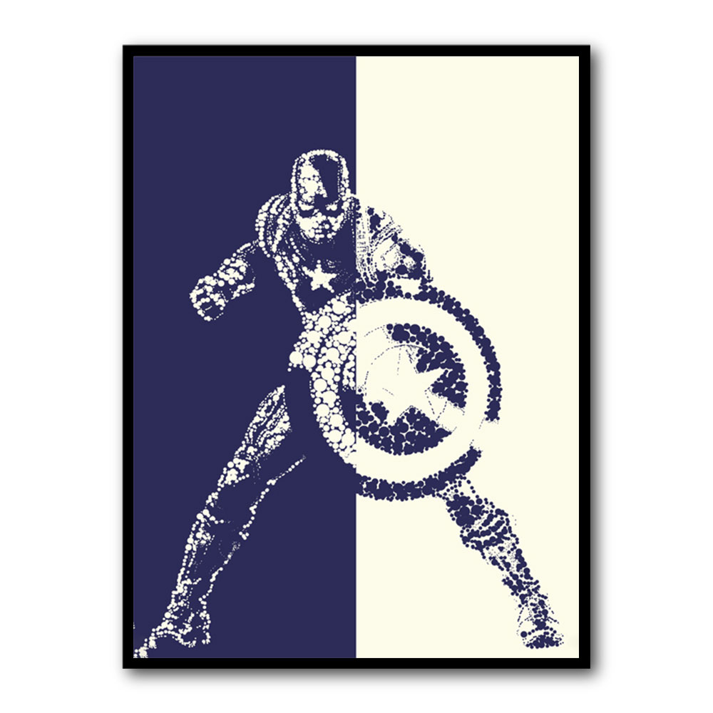 Captain America Abstract