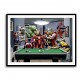 Afterhours Marvel Superheroes Relax Playing Pool