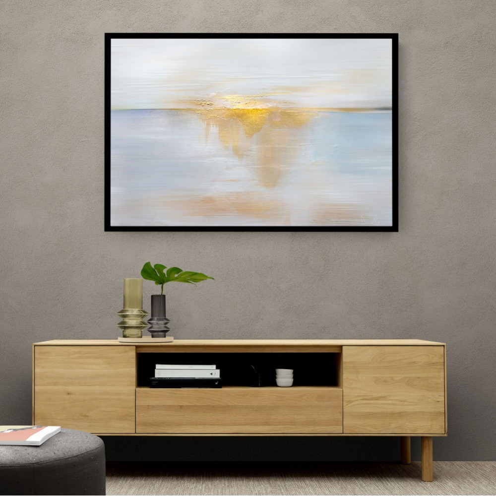 Sea Sun Abstract Wall Art