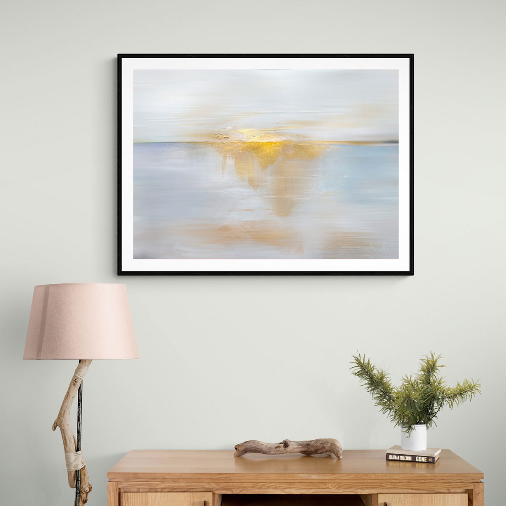 Sea Sun Abstract Wall Art