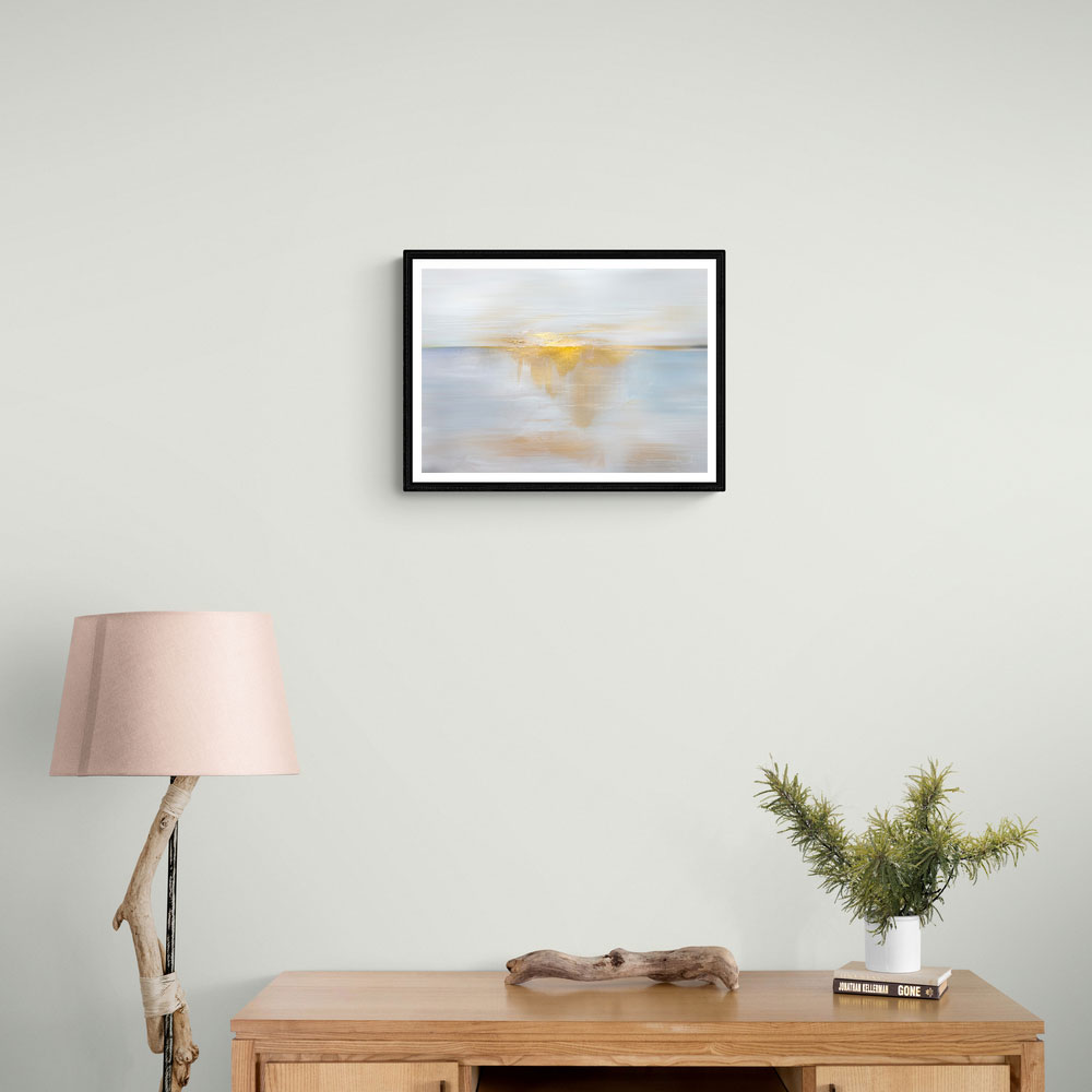 Sea Sun Abstract Wall Art