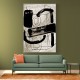 Framed Canvas Size:: Super Size 140 x 210 cm Vintage Abstract