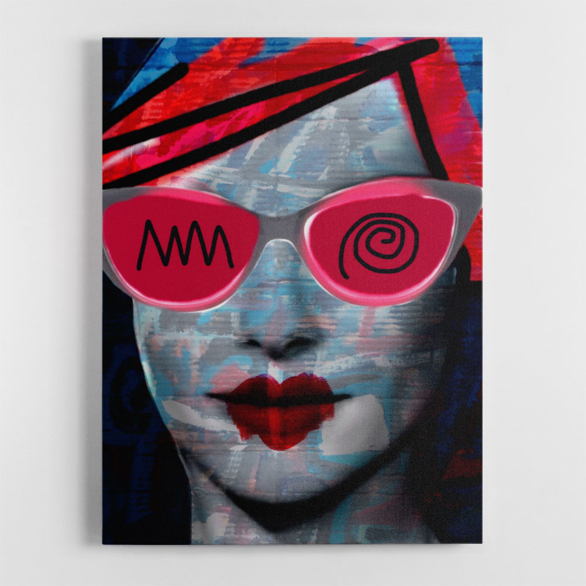 Cardboard Girl Wall Art