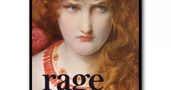 Red Rage Girl Rage Girl Wall Art