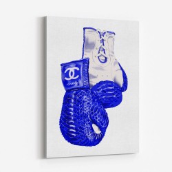Chanel Blue Boxing Gloves