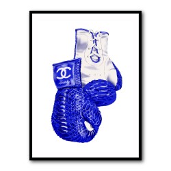 Chanel Blue Boxing Gloves