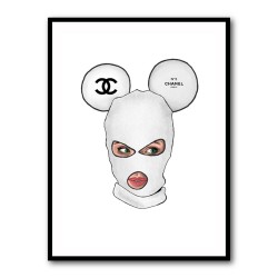 Chanel Micky White Balaclava