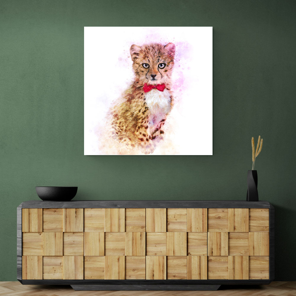 Baby Cheetah Watercolor