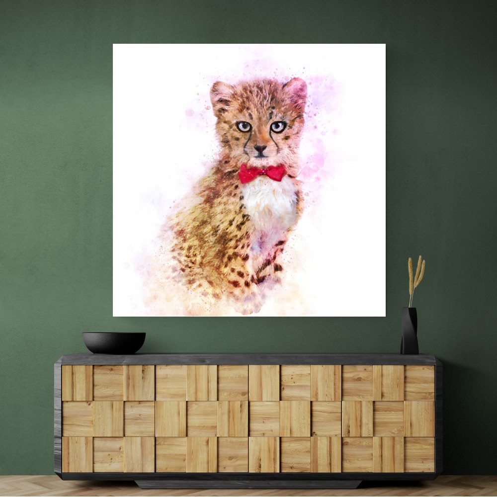 Baby Cheetah Watercolor