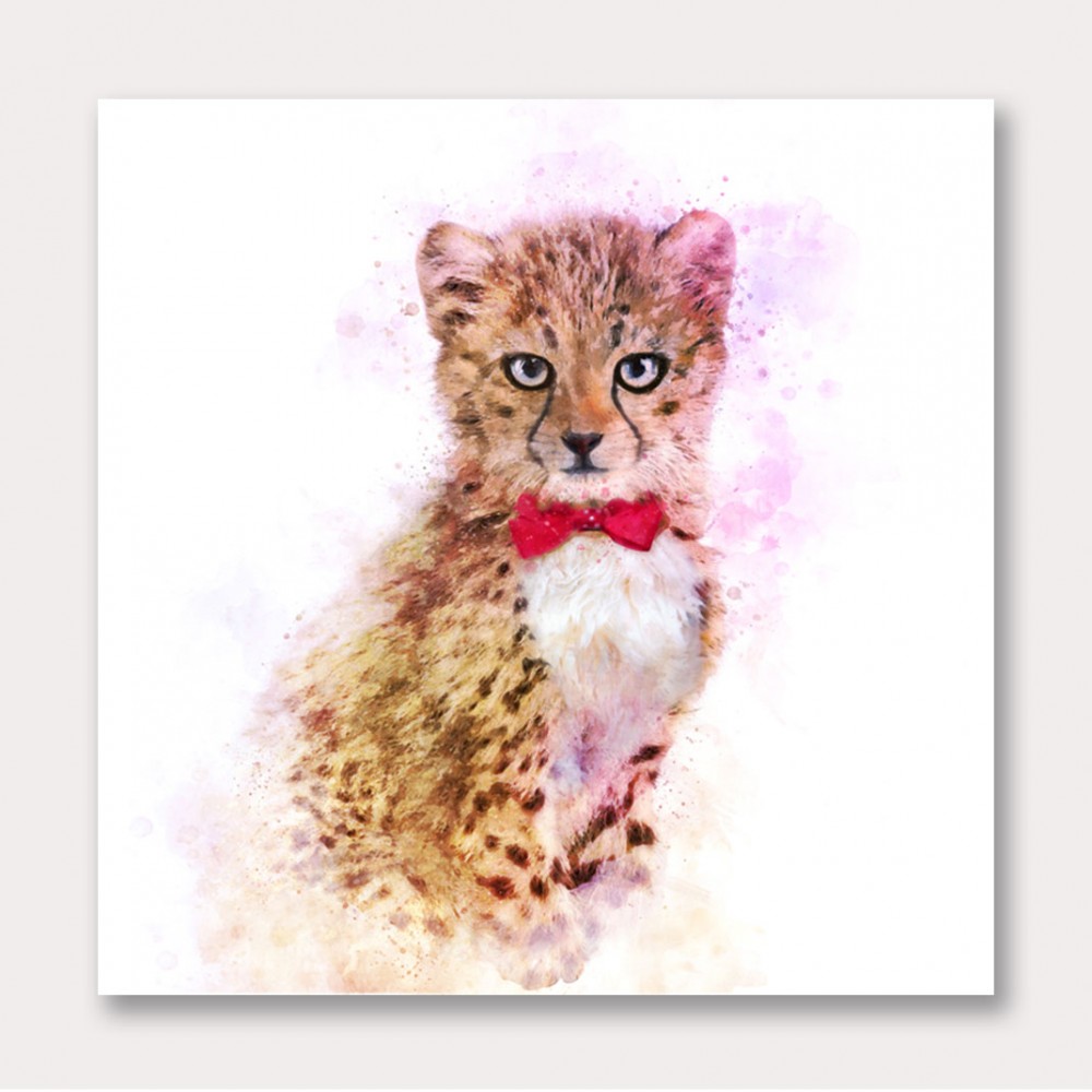Baby Cheetah Watercolor