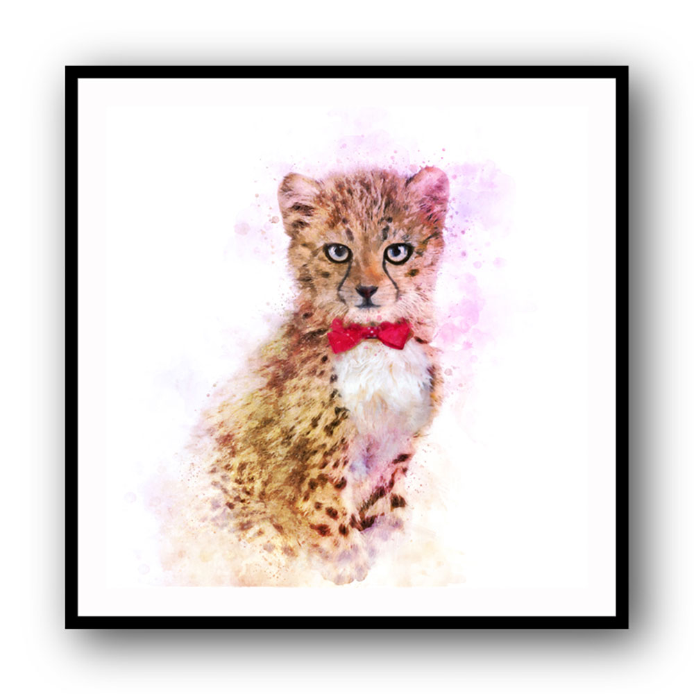 Baby Cheetah Watercolor