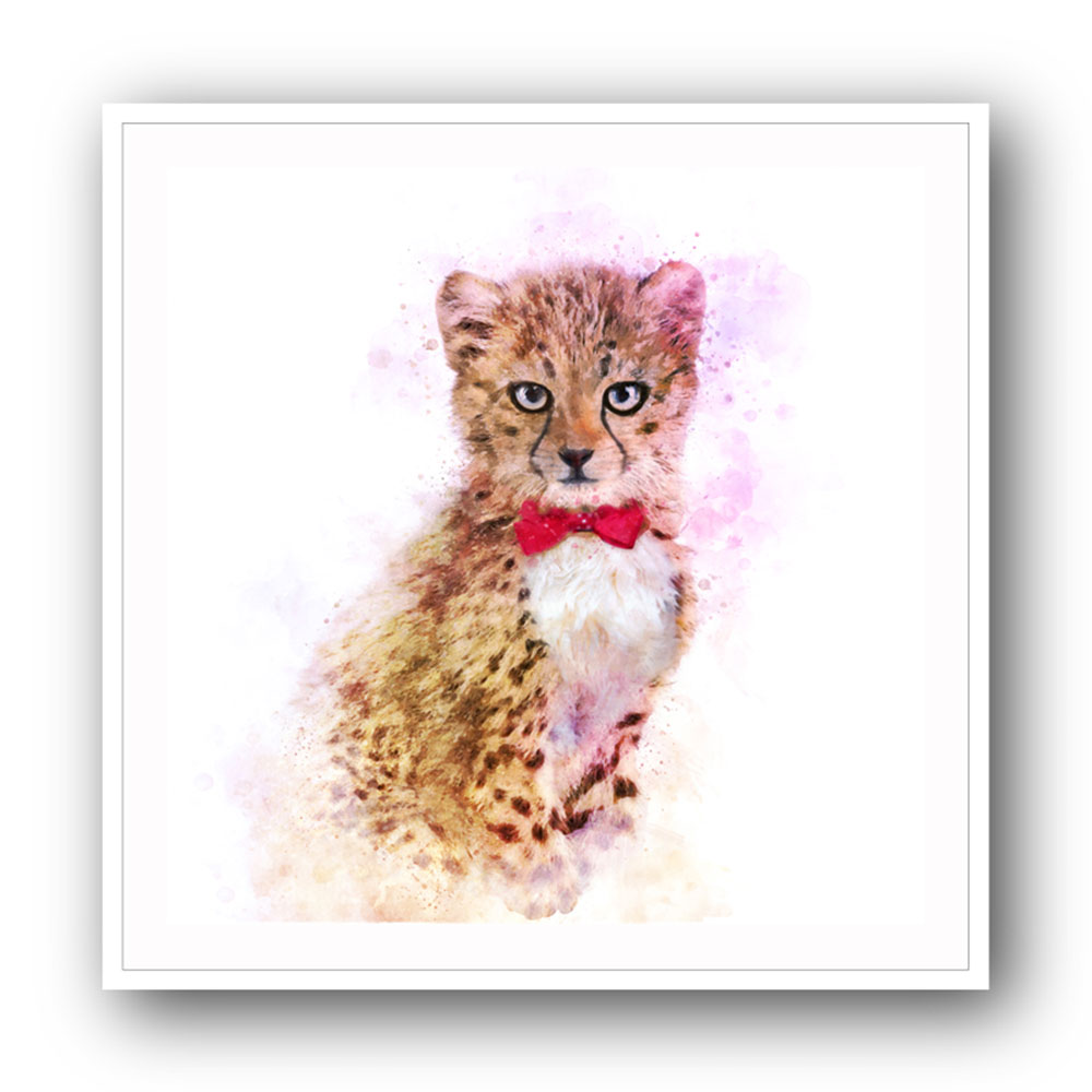 Baby Cheetah Watercolor