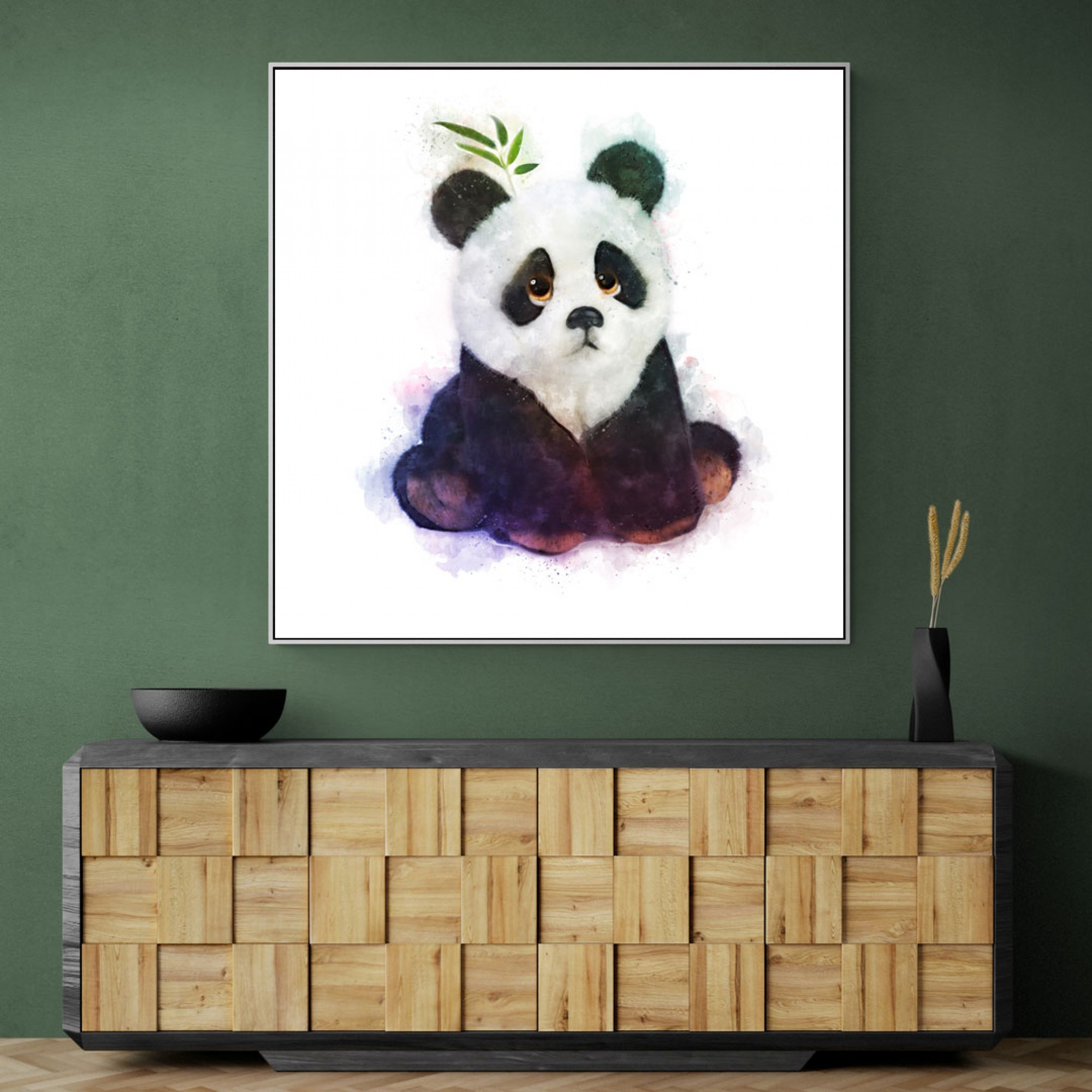 Baby Panda Wall Art