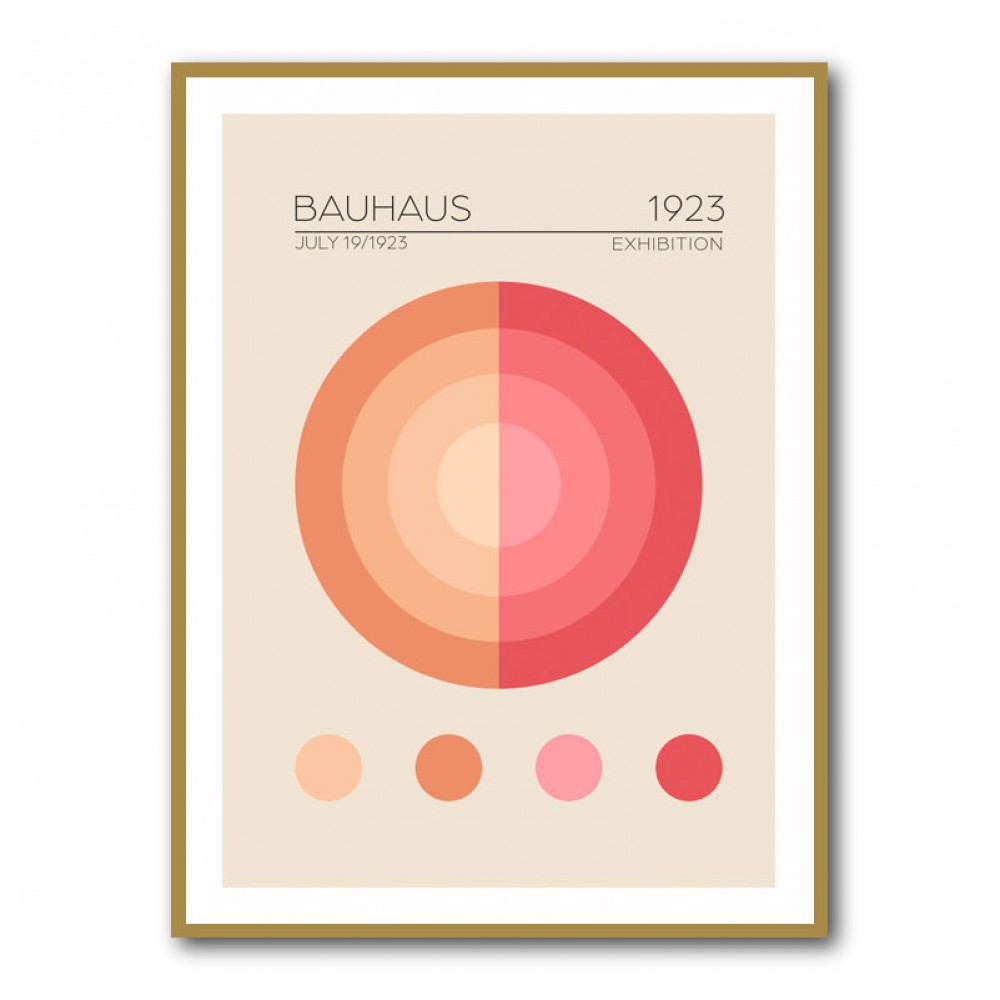 Bauhaus 1923 Pink