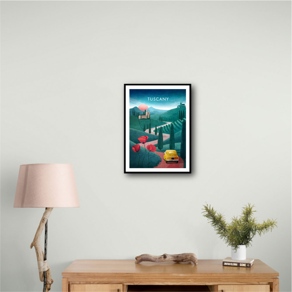Tuscany Travel Poster Tuscany Travel Poster