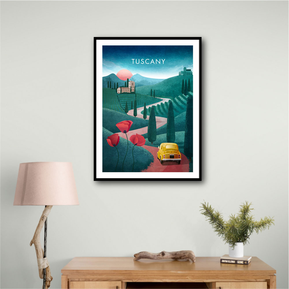 Tuscany Travel Poster Tuscany Travel Poster