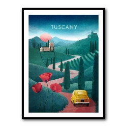 Tuscany Travel Poster