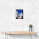 Santorini Travel Poster Santorini Travel Poster
