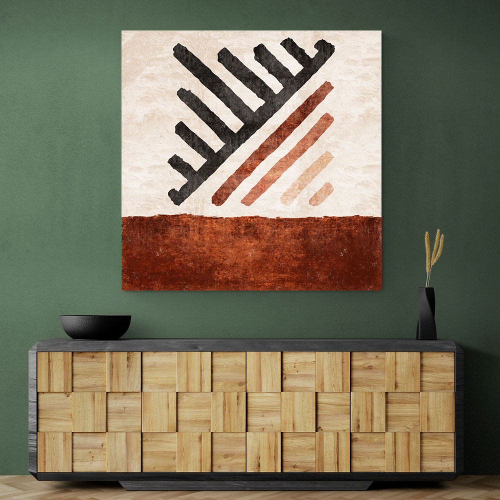 Geometric Striped Rug Tile Geometric Striped Rug Tile