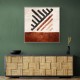 Geometric Striped Rug Tile